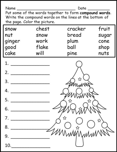 Christmas, Worksheets, Print And Go, Morning Work, Fun Worksheets