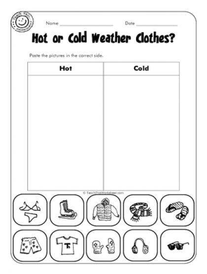 Hot Or Cold Weather Clothes