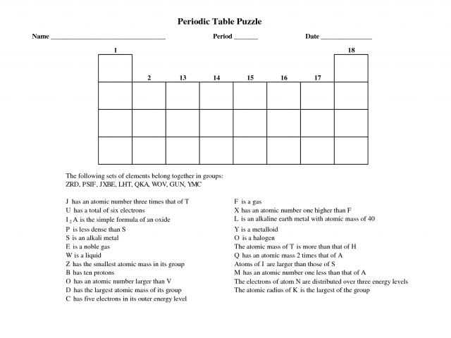 Rontavstudio Â» Alien Periodic Table Worksheet Answer Key Alien