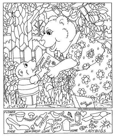Free Printable Hidden Pictures Kids