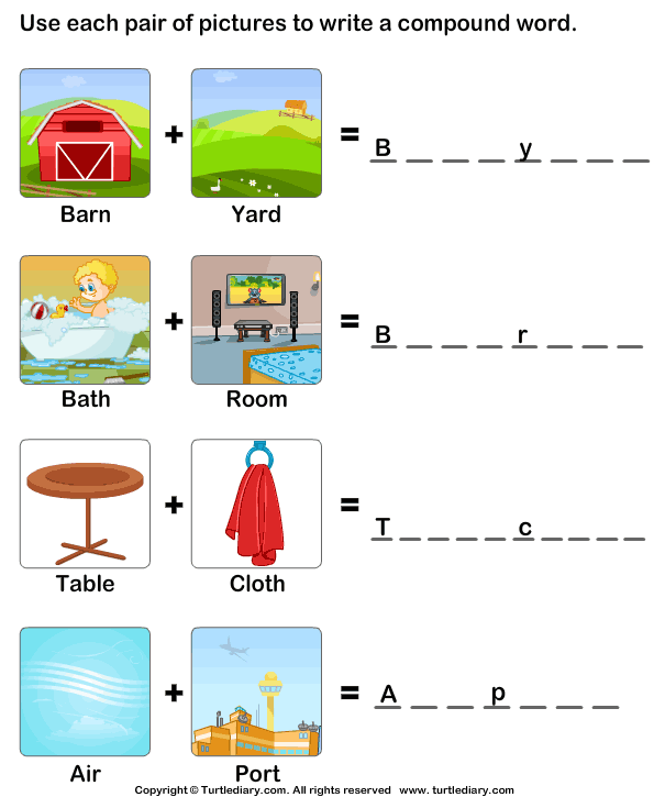 Compound Words Worksheet S