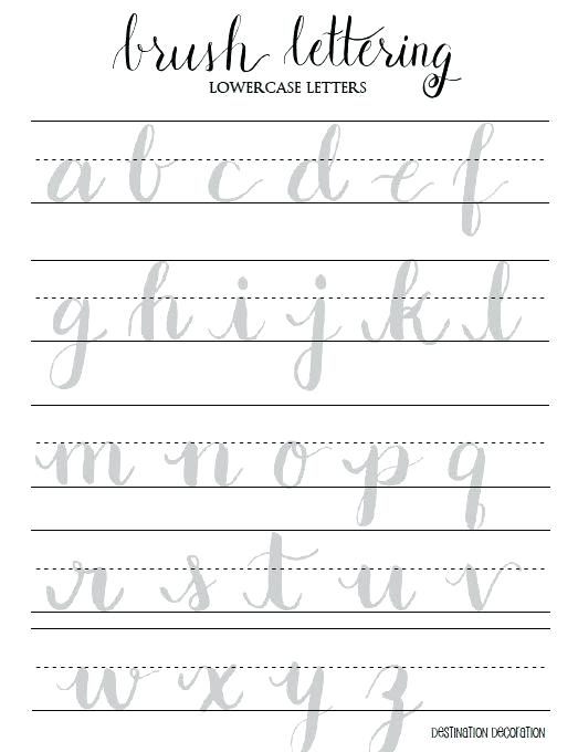 Calligraphy Worksheets Free Printable Calligraphy Alphabet