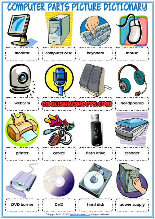 Parts Of Computer For Kids Png & Free Parts Of Computer For Kids Free