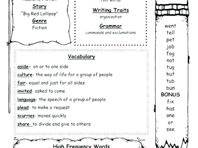 Culture Worksheets
