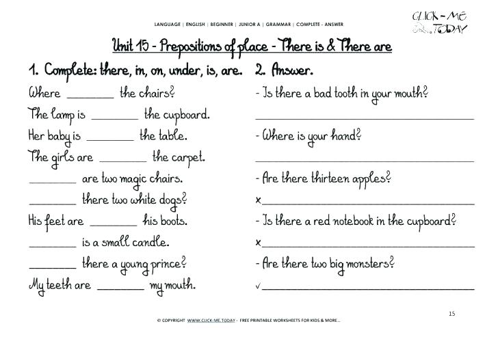 Class Worksheets Grade 2 Printable 8 Grammar English For Pdf With