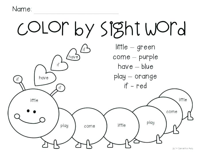 Sight Word Sentences Kindergarten Free    Dragonsfootball17