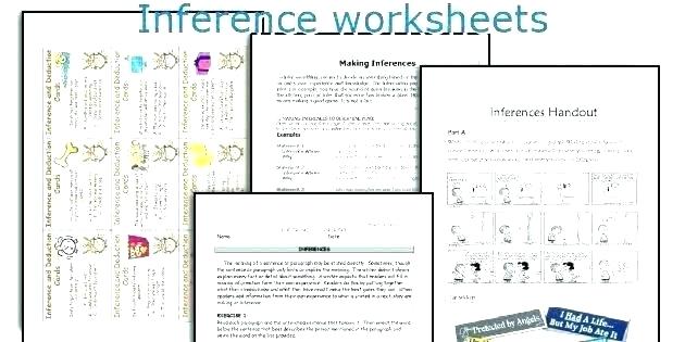 Inference Worksheets Middle School