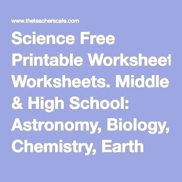 Marine Free Printable Biology Worksheets For Middle School Kids