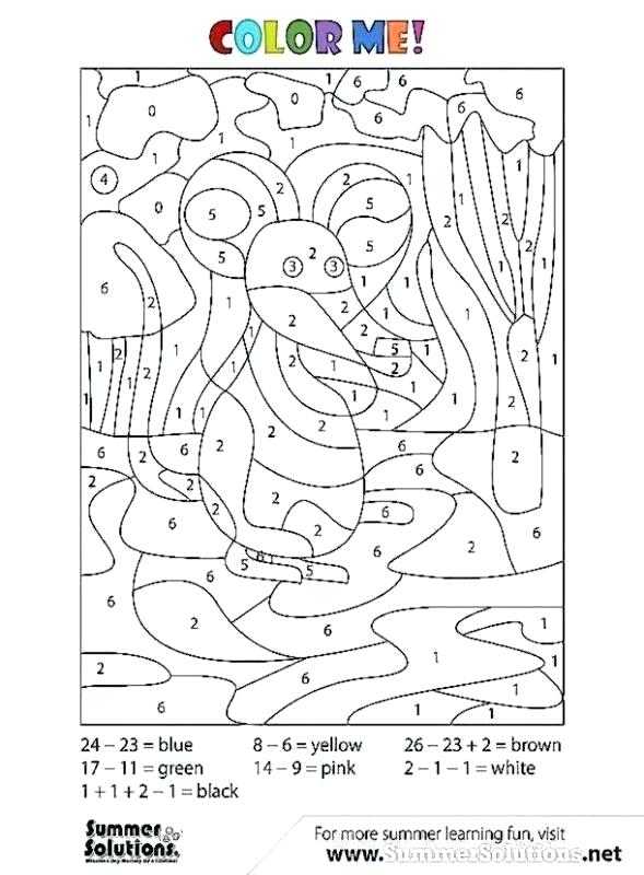Math Coloring Worksheet â Campradio Org