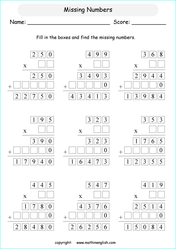 Find The Missing Digits In These 3 Digits By 2 Digit