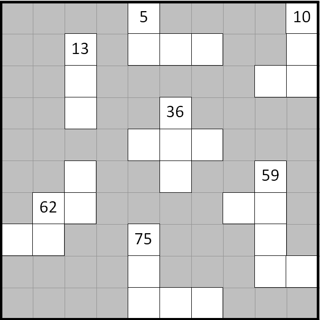 Number Grid Puzzles (10 Variations)