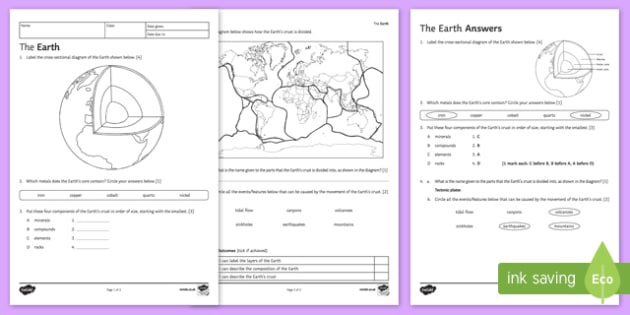 Plate Tectonics Worksheet Dads Worksheets Potential And Kinetic