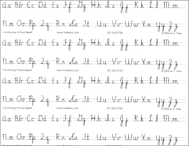 Alphabet Worksheets For Adults