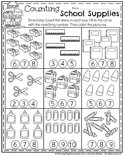 School Things Worksheets