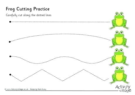 Scissor Skills Worksheet Cutting Advanced Scissor Skills