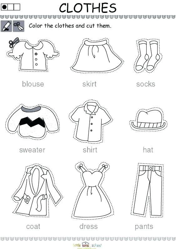 Seasons Clothes Worksheets For Grade 1 Comparison Shopping Pdf