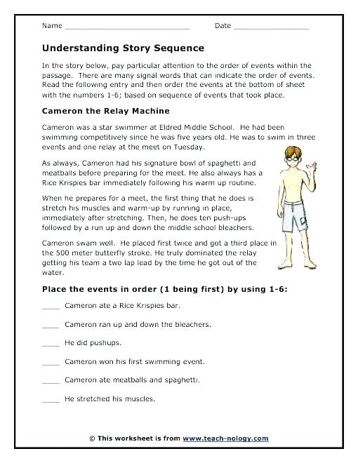 Sequencing Worksheets 2nd Grade â Myheartbeats Club