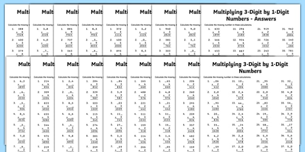 Multiplication 3