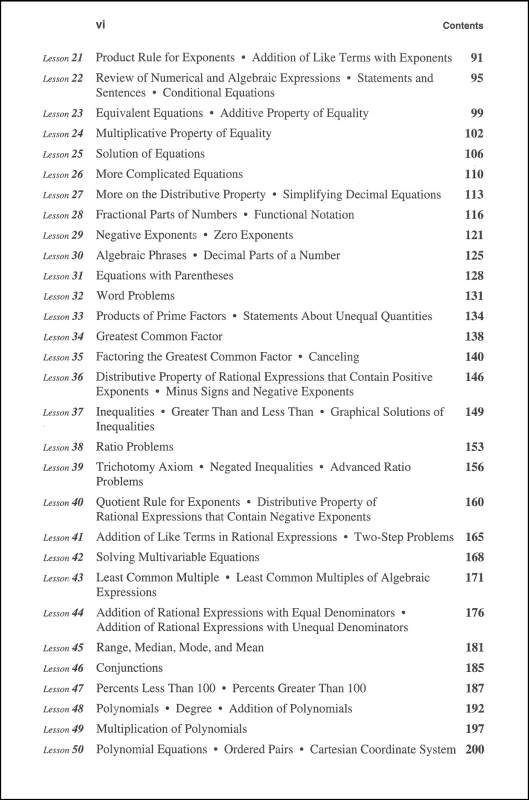 Saxon Algebra 1 Student Text Only 3ed, Saxon Publishers, 024419