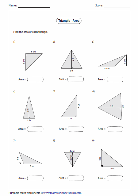 Math Worksheets