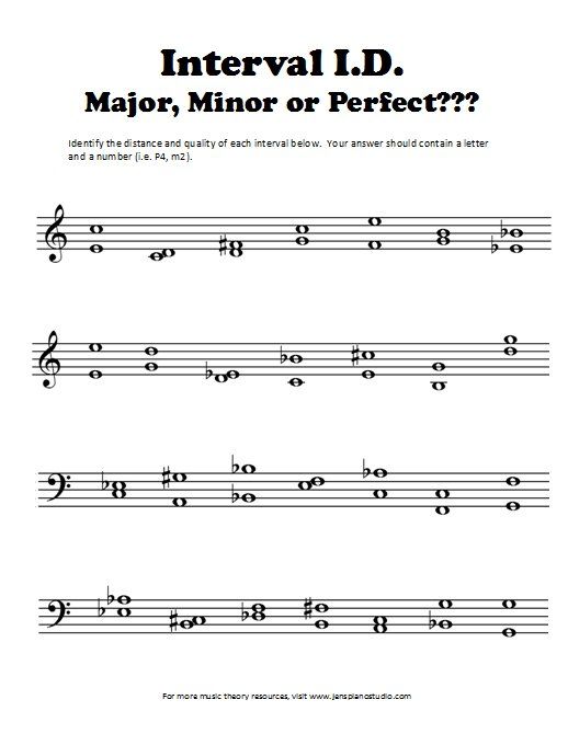 music-interval-worksheets-printable