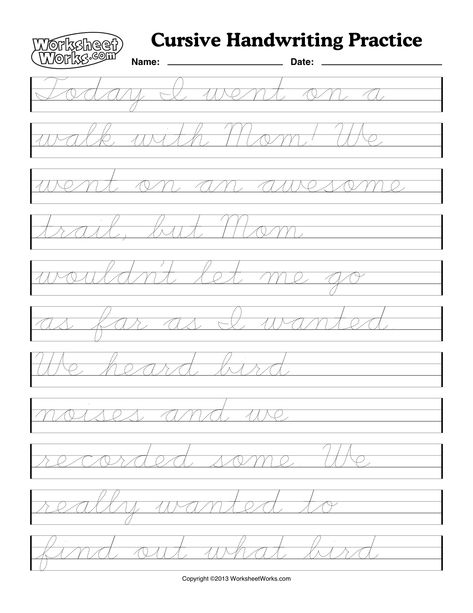 Free Worksheets Samples