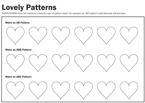 Lovely Patterns Worksheet