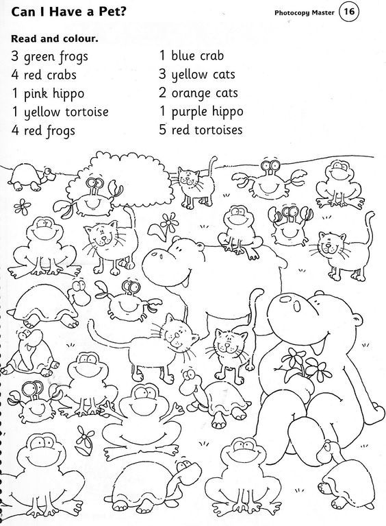 If They Have Done Number, Colour And Animals! Change The English