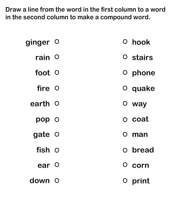 Compound Words Worksheet 2
