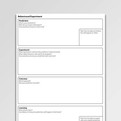 Anxiety Cbt Worksheets & Handouts