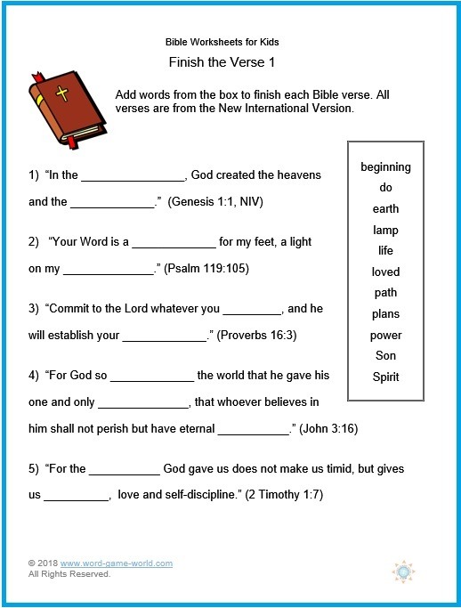 Bible Worksheets For Kids Bible Worksheets For Kids 2019 Geometry