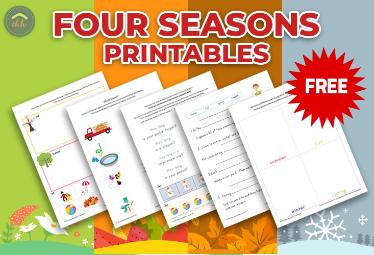 Four Seasons Worksheets  Free Printables