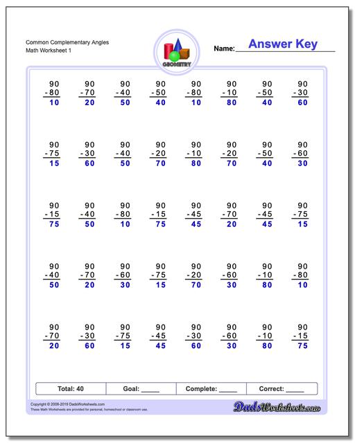 Math Worksheets
