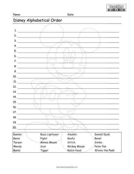 Disney Worksheets Free Worksheets Samples Disney Worksheets Free Worksheets Samples