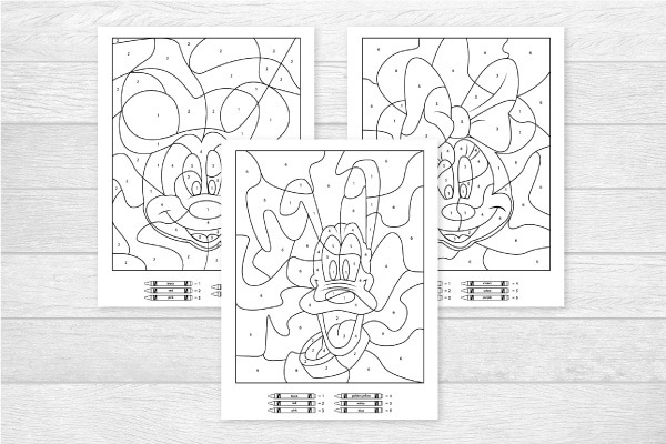 Your Children Will Love These Free Disney Color By Number Printables