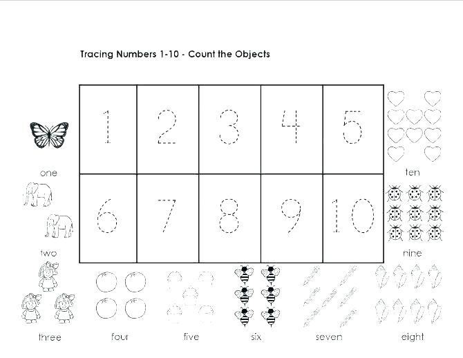 Free Preschool Worksheets For 4 Year Preschoolers Counting Full