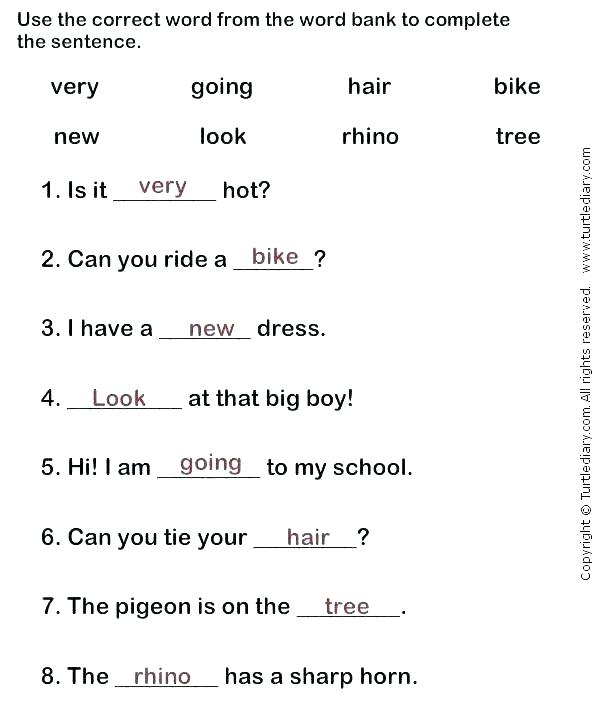 Worksheets Reading Comprehension Grade 2