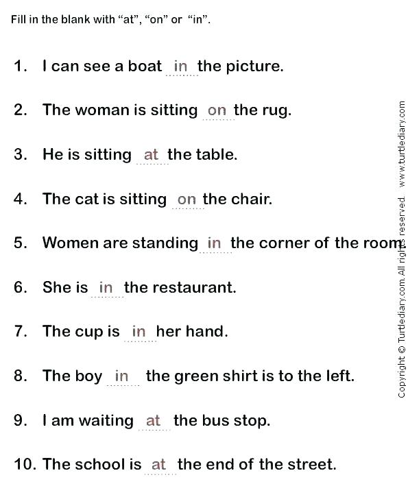 Worksheets For English Grammar Grade 7