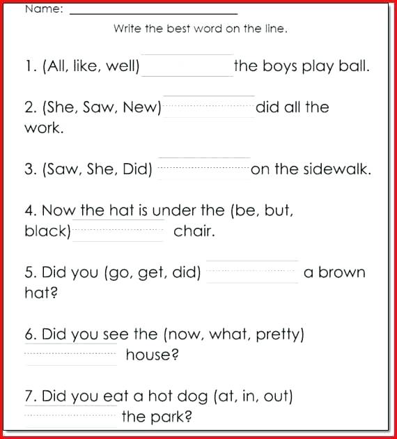 Free Second Grade Reading Worksheets Free Second Grade Reading Worksheets