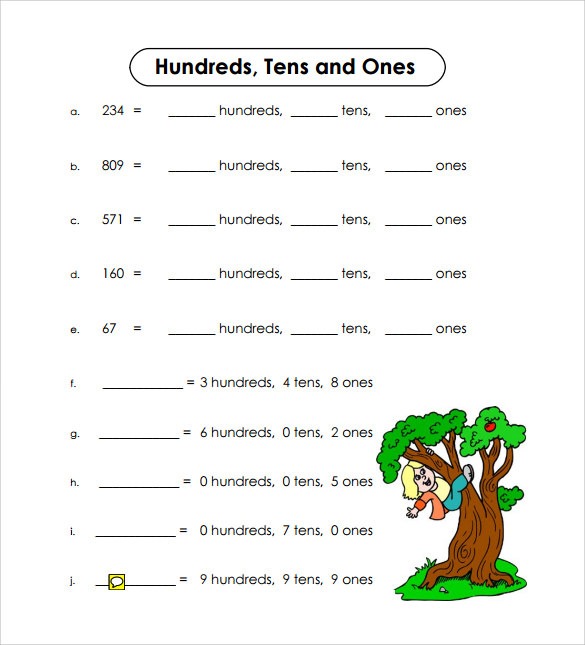8+ Kindergarten Worksheet Examples