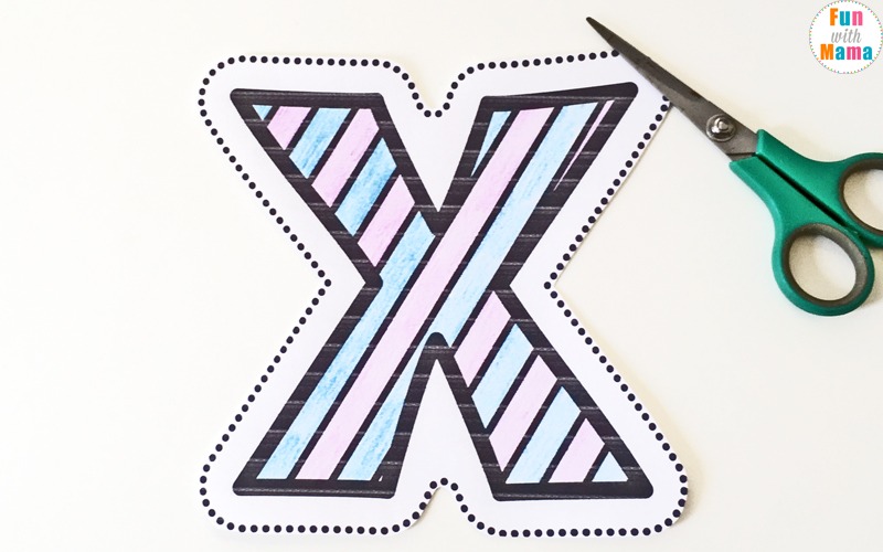 Letter X Worksheets For Preschool + Kindergarten