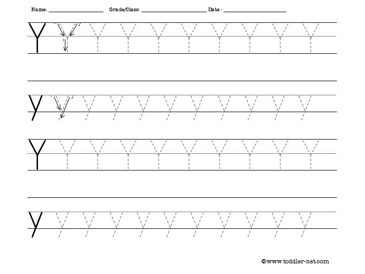 Free Letter Tracing Worksheets