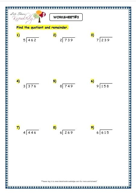 Long Division Worksheets 4th Grade Division Fun Long Division | Free ...