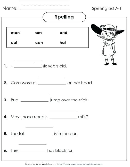 Spelling Worksheets For Grade 3
