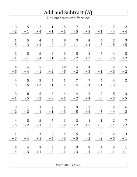 Math Subtraction Worksheets For Grade 3
