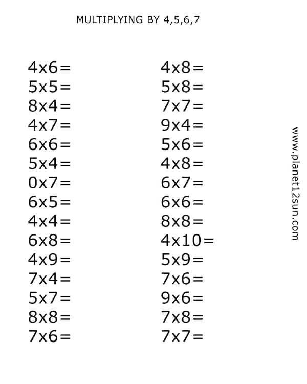 multiple of 6 7 8 9