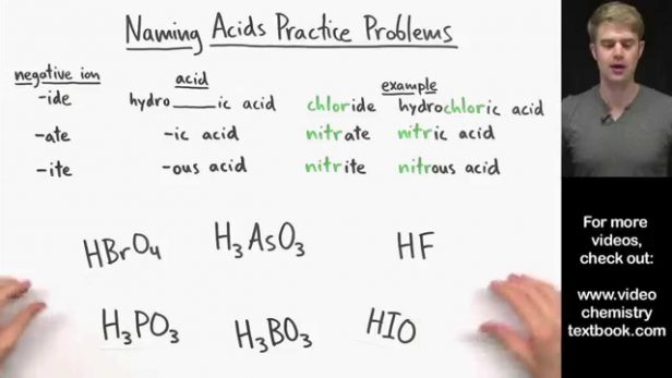 Worksheet  Naming Acids And Bases Worksheet Answers  Science