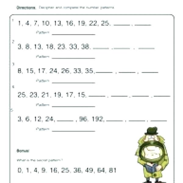 Number Series Worksheets