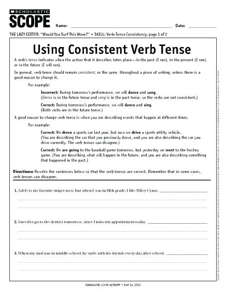 Perfect Verb Tense Worksheets 5th Grade Related Post Spelling | Free ...