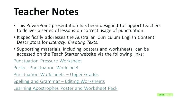 Capitalization And Punctuation Worksheets For Kindergarten
